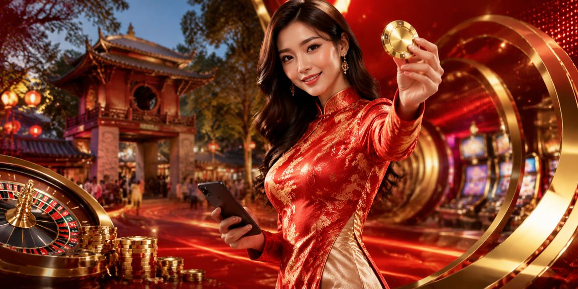 Bàn baccarat live casino với dealer thật tại lk68
